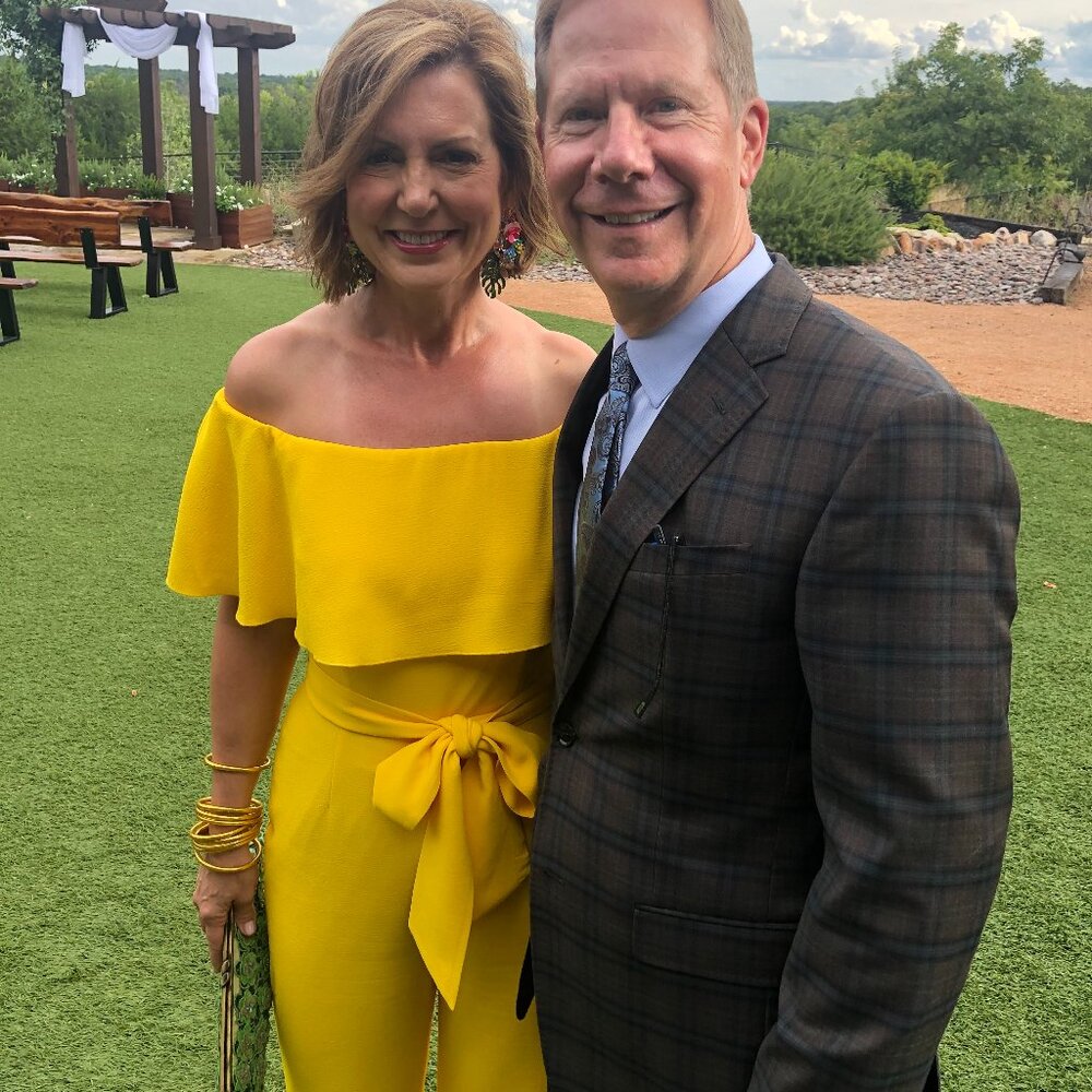 Trina Turk Off the shoulder Yellow Jumpsuit